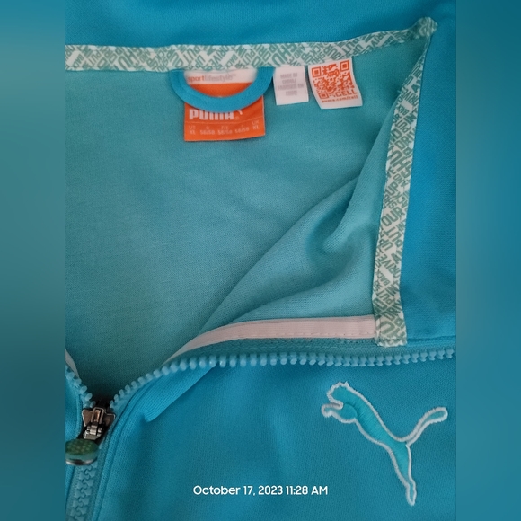 Mens Xl Puma 1/4 zip pullover - Picture 3 of 3